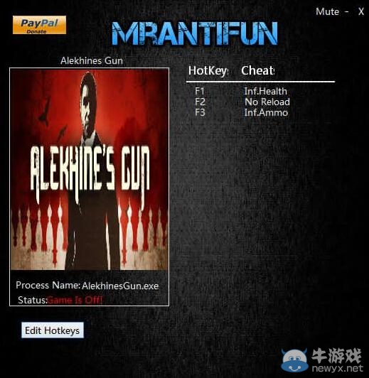 《阿廖欣的槍》無限血無限彈藥方法