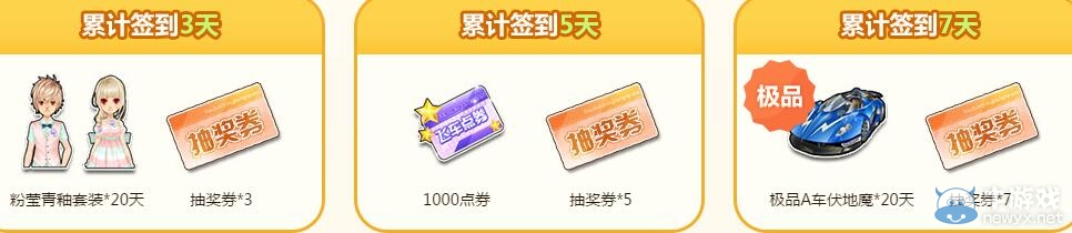 《QQ飛車》春暖花開 簽到有禮