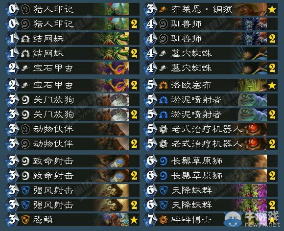 《爐石傳說》秋日low獵卡組