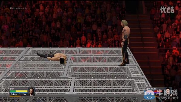 《WWE 2K16》上鐵籠方法