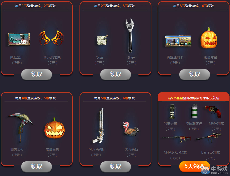 CF瘋狂武器城活動 在線即得豪禮