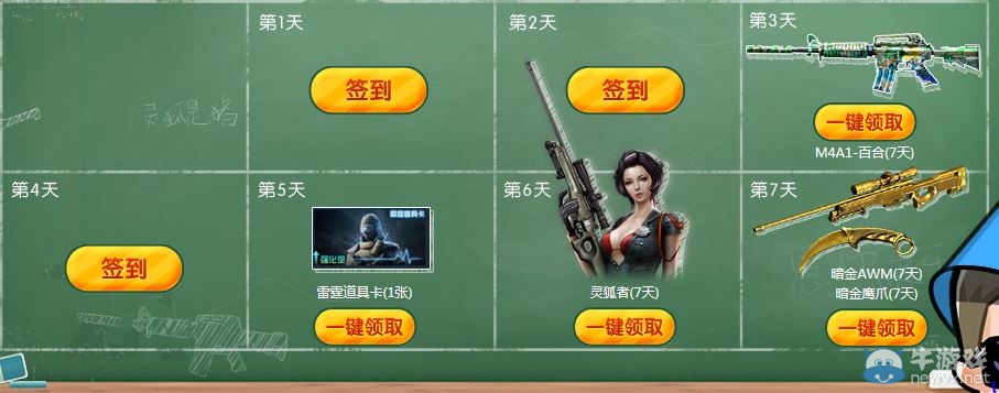 cf愚人節嗨起來 TGP簽到領暗金套裝