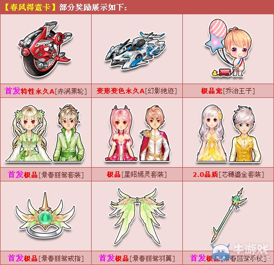 《QQ飛車》春風(fēng)得意卡 得獨(dú)輪永久A車