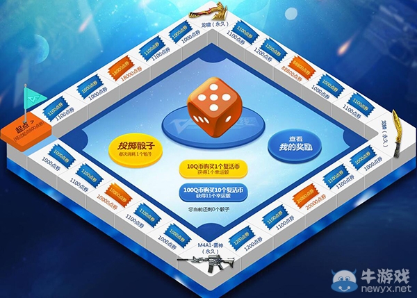 CF白羊座的幸運骰子活動 12月地址已更新