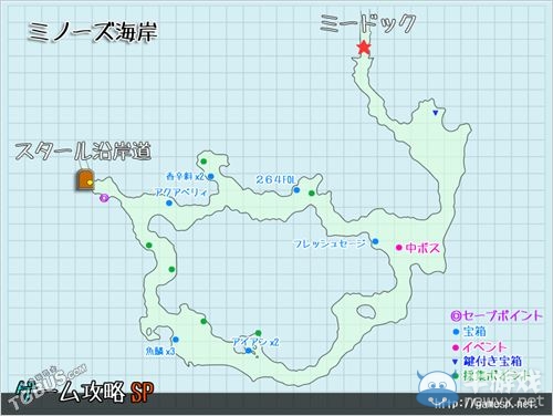 《星之海洋5》地圖資料、寶箱及敵人掉落物品一覽
