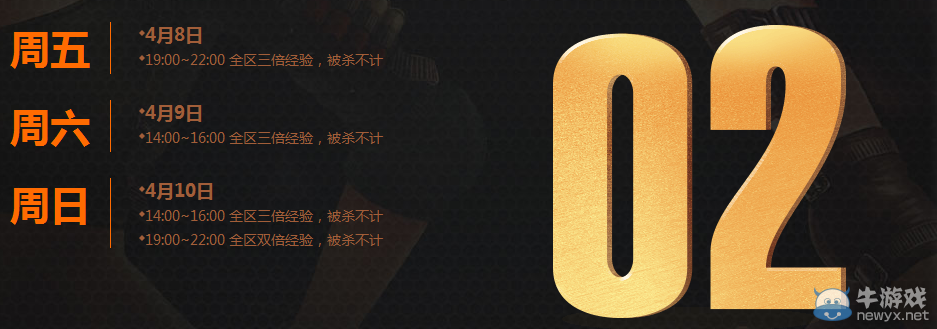 《穿越火線》cf4月周末痛快玩活動(dòng)