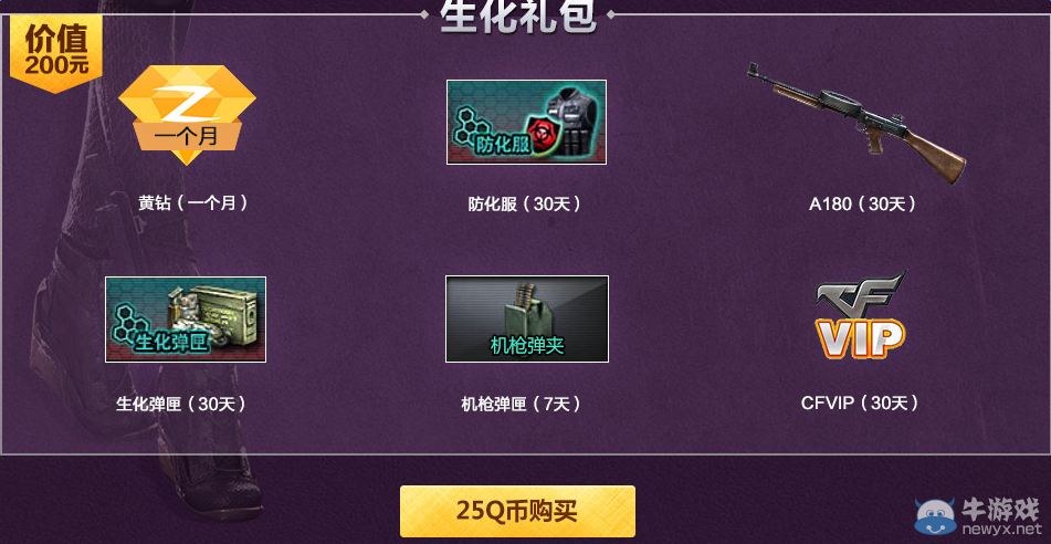 CF4月低價消費黃鉆活動 可購買黃金體驗套裝