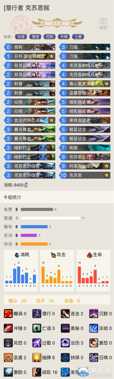 《爐石傳說》克蘇恩體系盜賊卡組