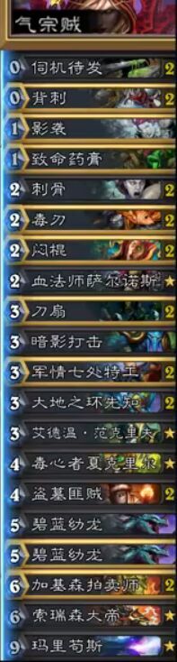 《爐石傳說》會長氣宗賊