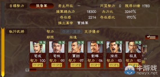 《三國志13》各劇本開局可勸降勢力解析