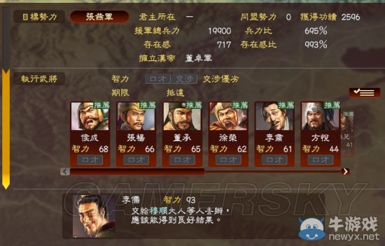 《三國志13》各劇本開局可勸降勢力解析