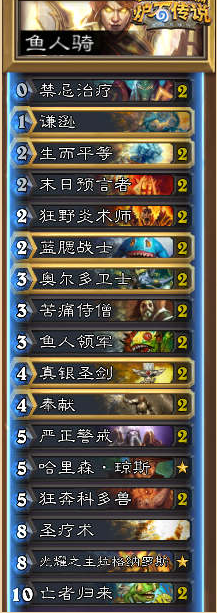 《爐石傳說》標準模式魚人騎