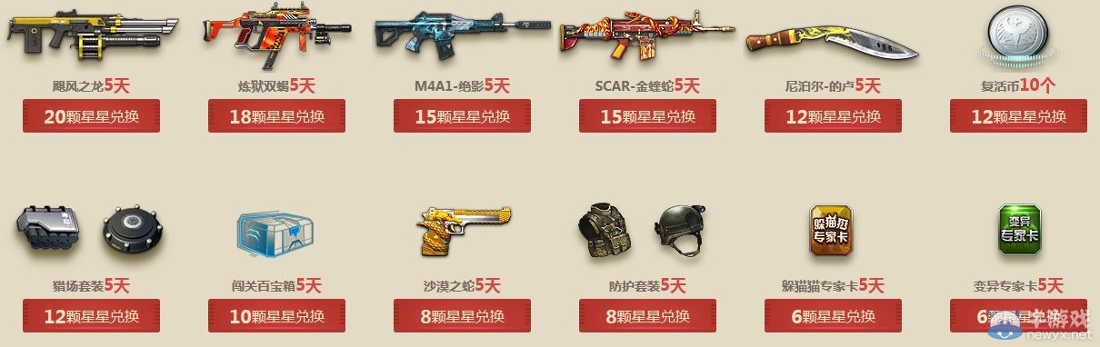 《逆戰(zhàn)》2017王牌賞金令大全 開啟你的福利之旅