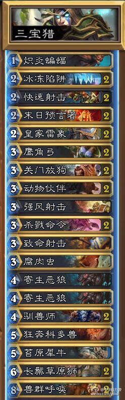 《爐石傳說》中華毅力帝獨家秘方三寶獵