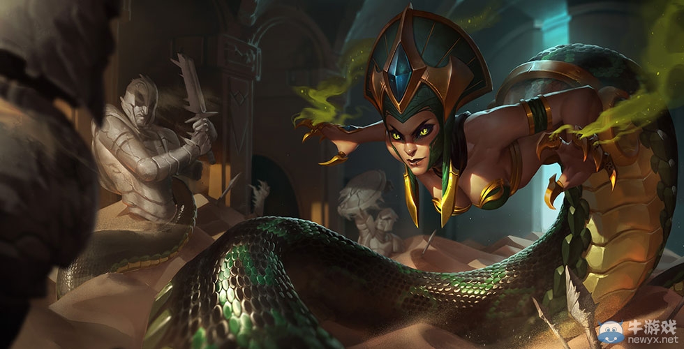 《LOL》魔蛇之擁卡西奧佩婭背景故事