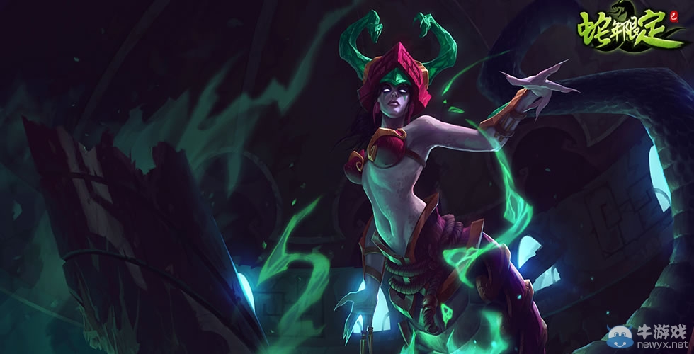 《LOL》魔蛇之擁卡西奧佩婭背景故事