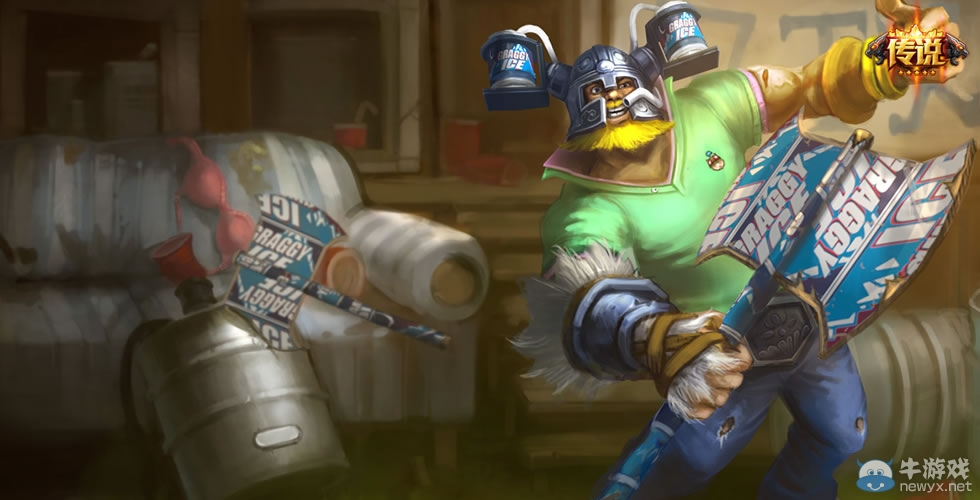 《LOL》 鐵哥們兒 奧拉夫炫彩皮膚