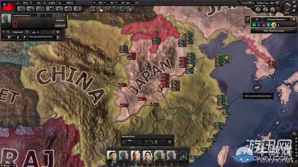 《鋼鐵雄心4》中國地圖戰(zhàn)場內(nèi)容介紹