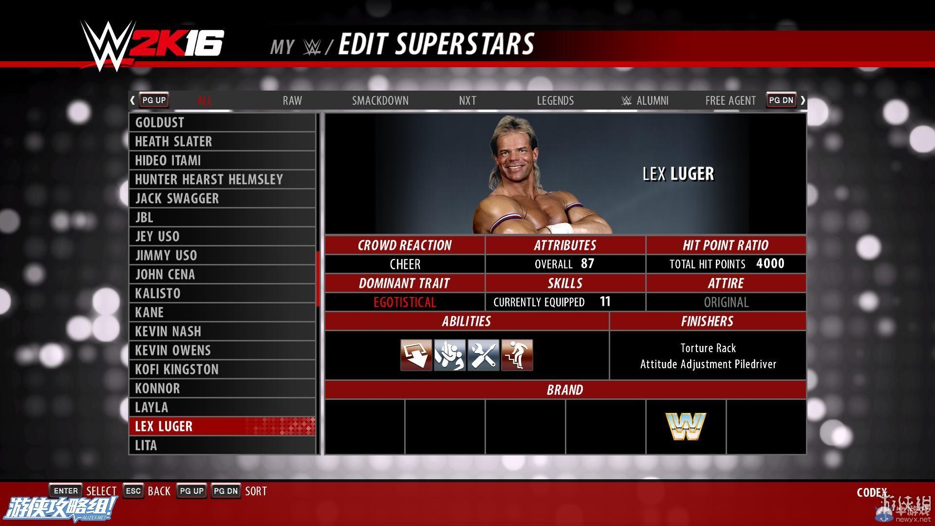 《WWE 2K16》PC版圖文教程攻略
