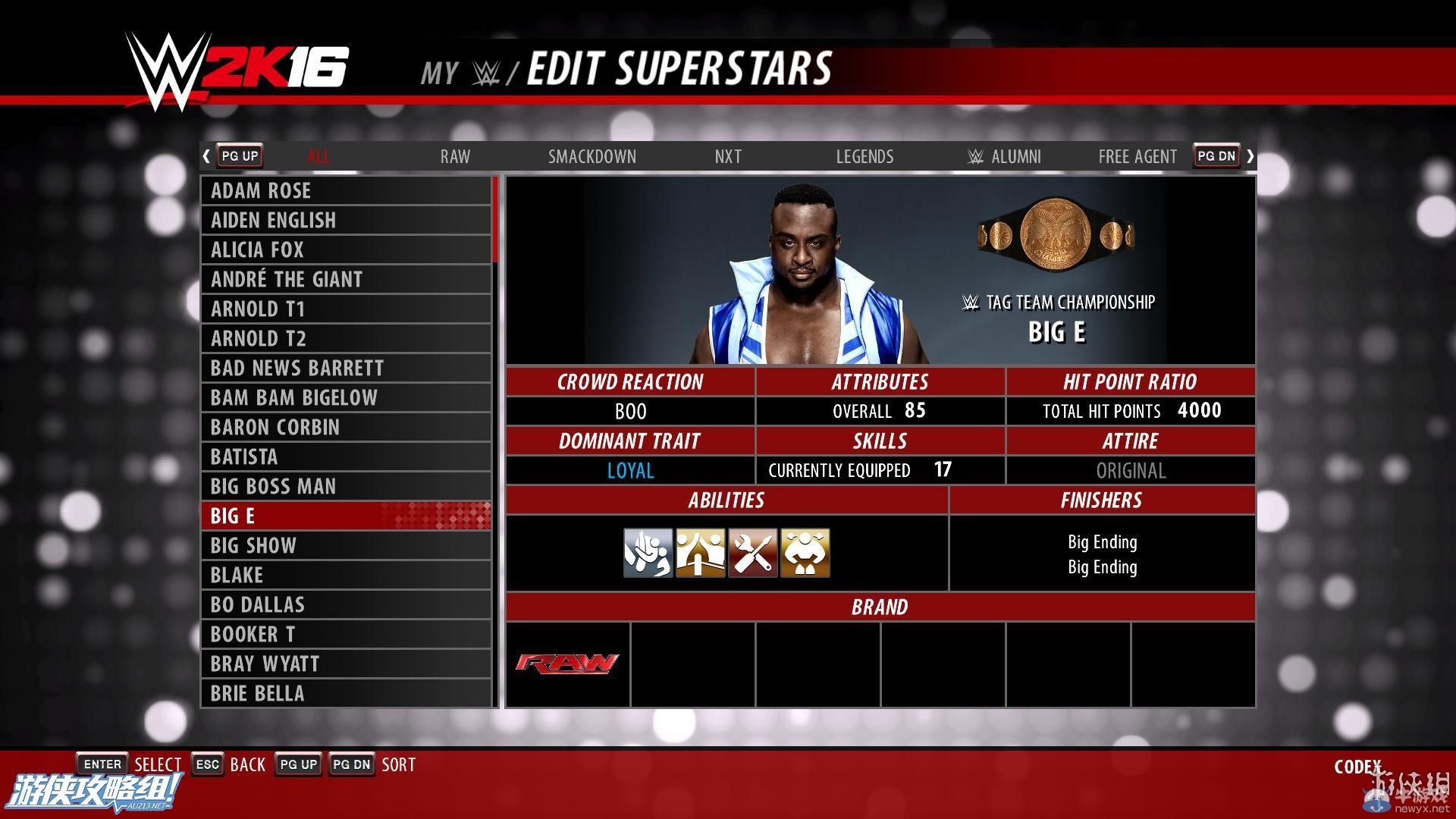 《WWE 2K16》PC版圖文教程攻略