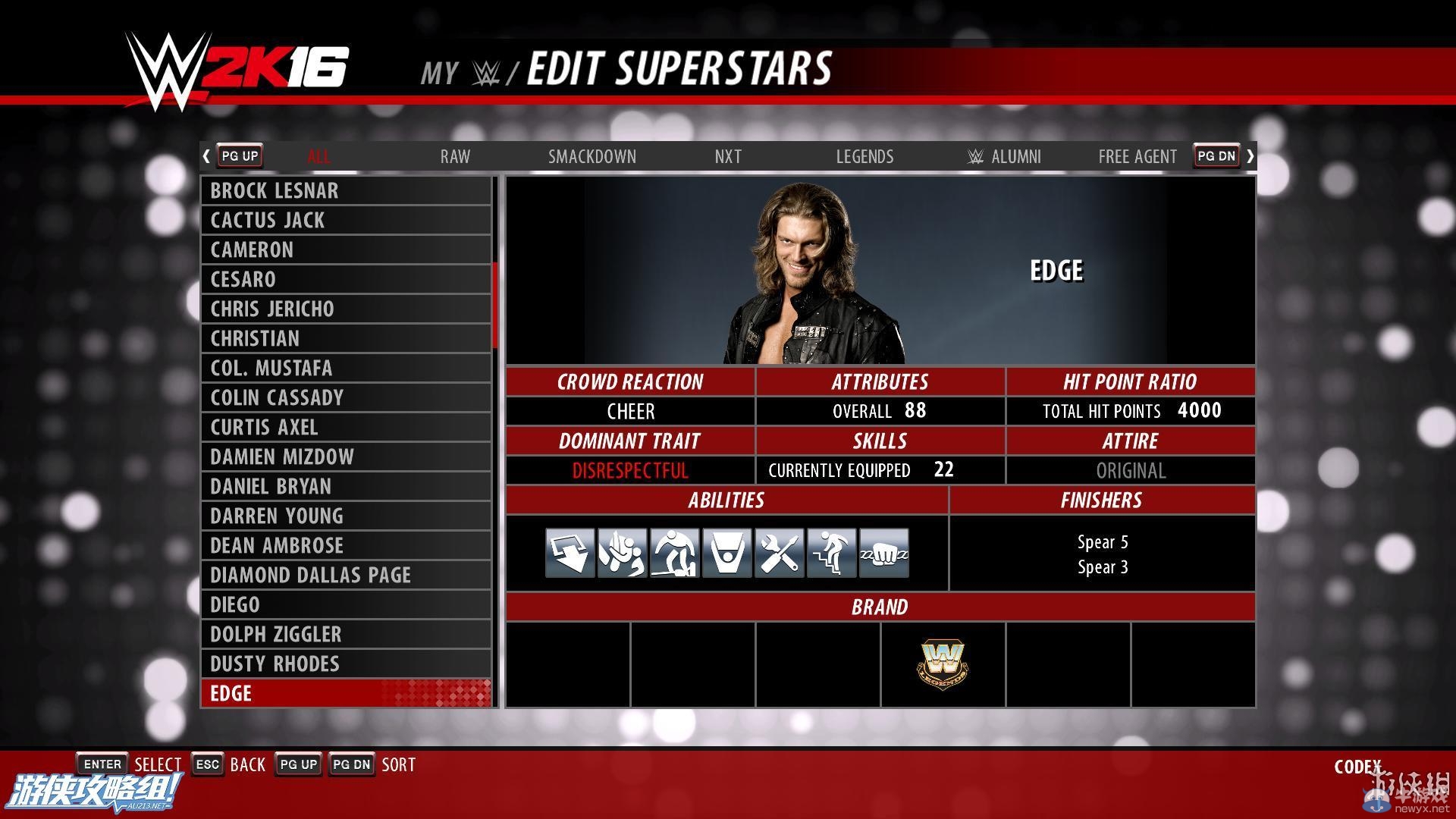 《WWE 2K16》PC版圖文教程攻略