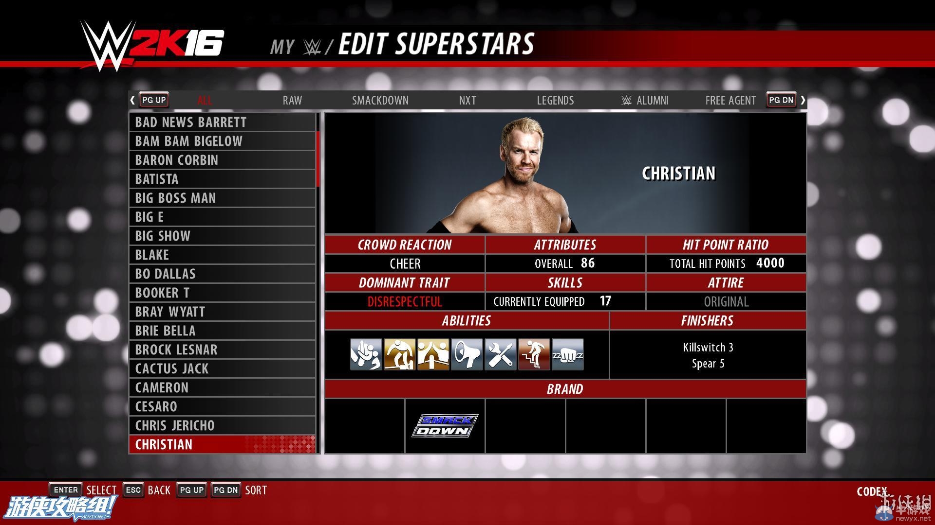 《WWE 2K16》PC版圖文教程攻略