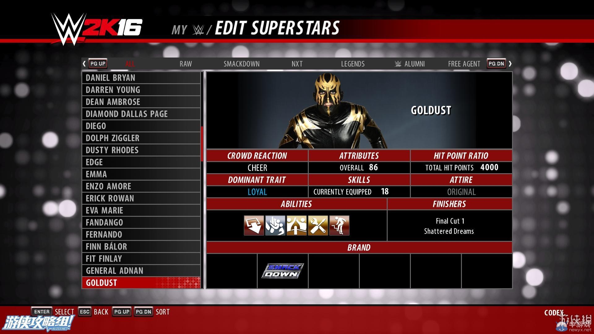 《WWE 2K16》PC版圖文教程攻略