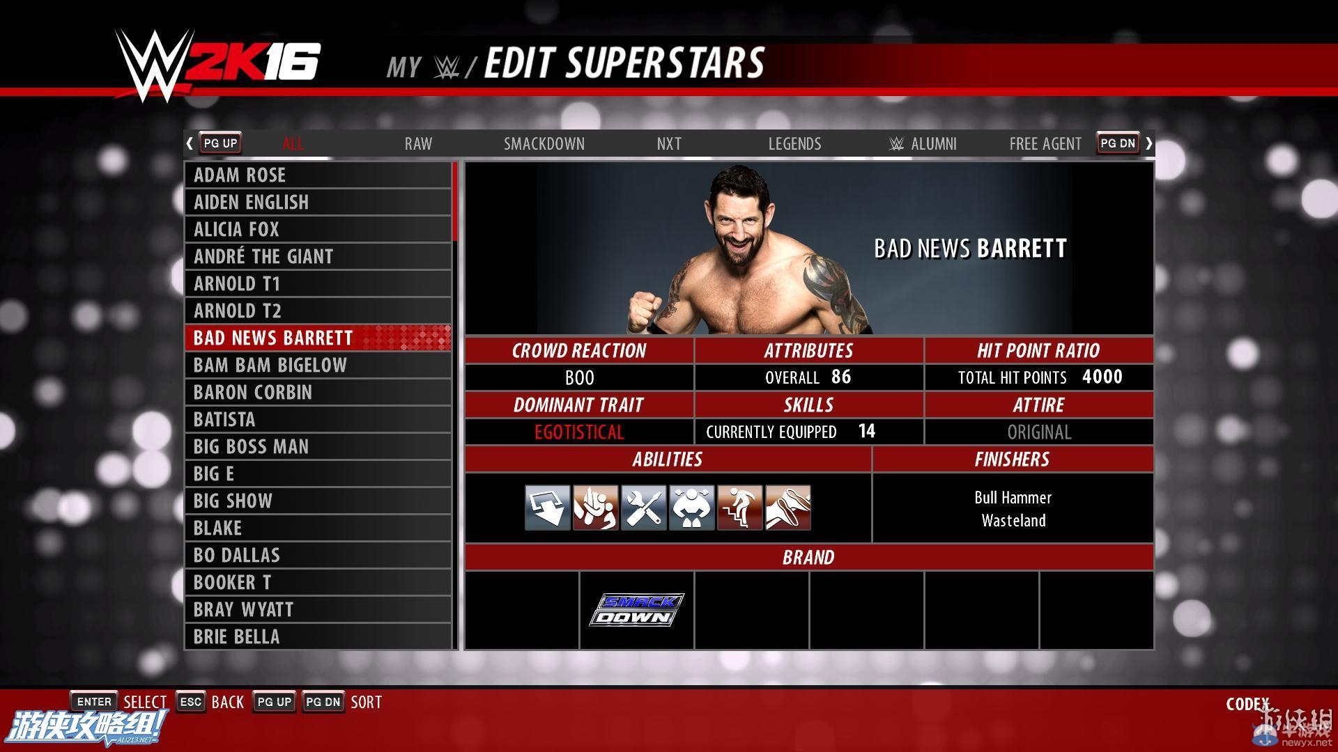 《WWE 2K16》PC版圖文教程攻略