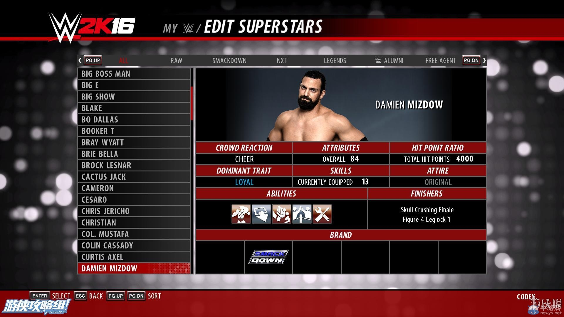 《WWE 2K16》PC版圖文教程攻略