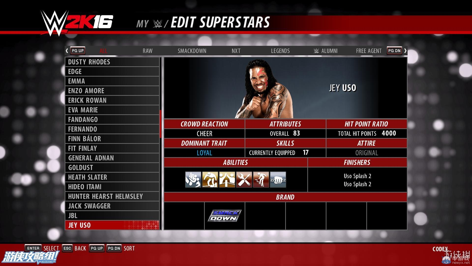 《WWE 2K16》PC版圖文教程攻略