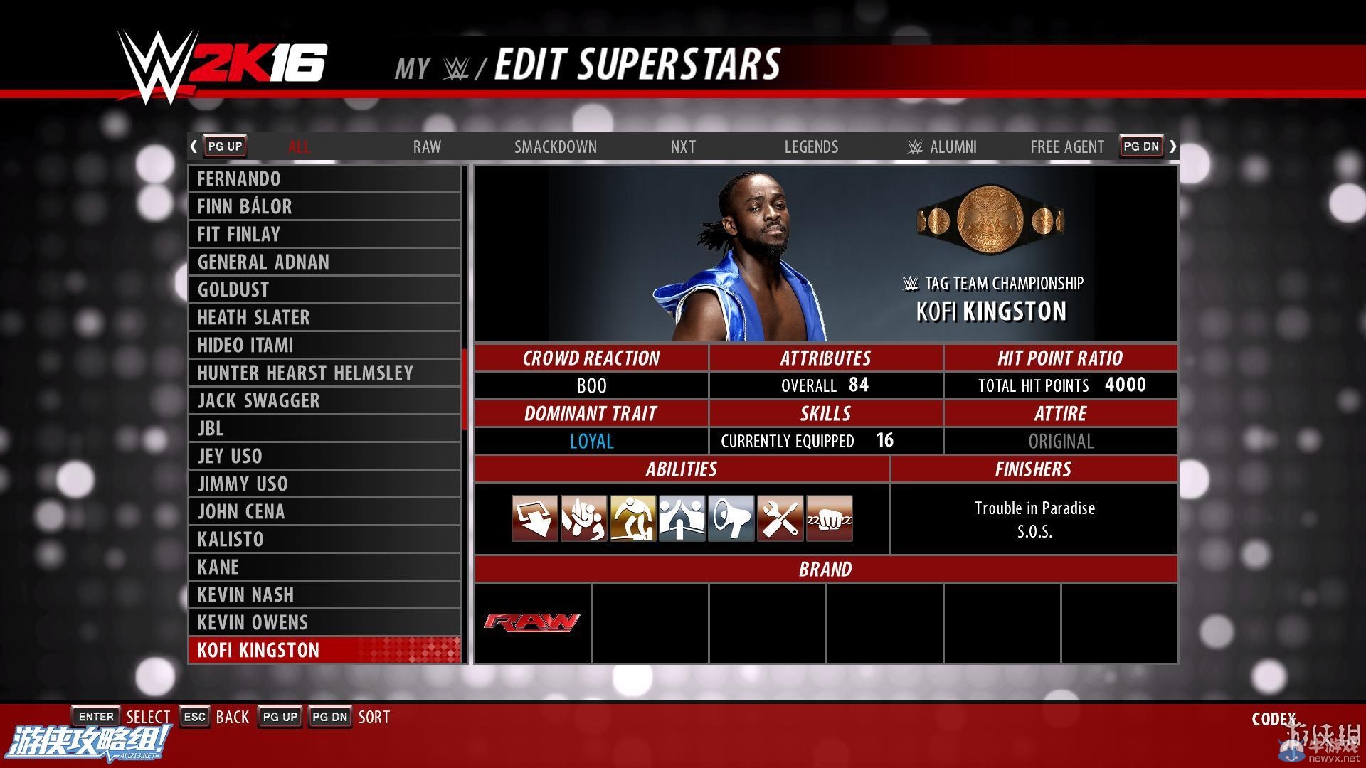 《WWE 2K16》PC版圖文教程攻略