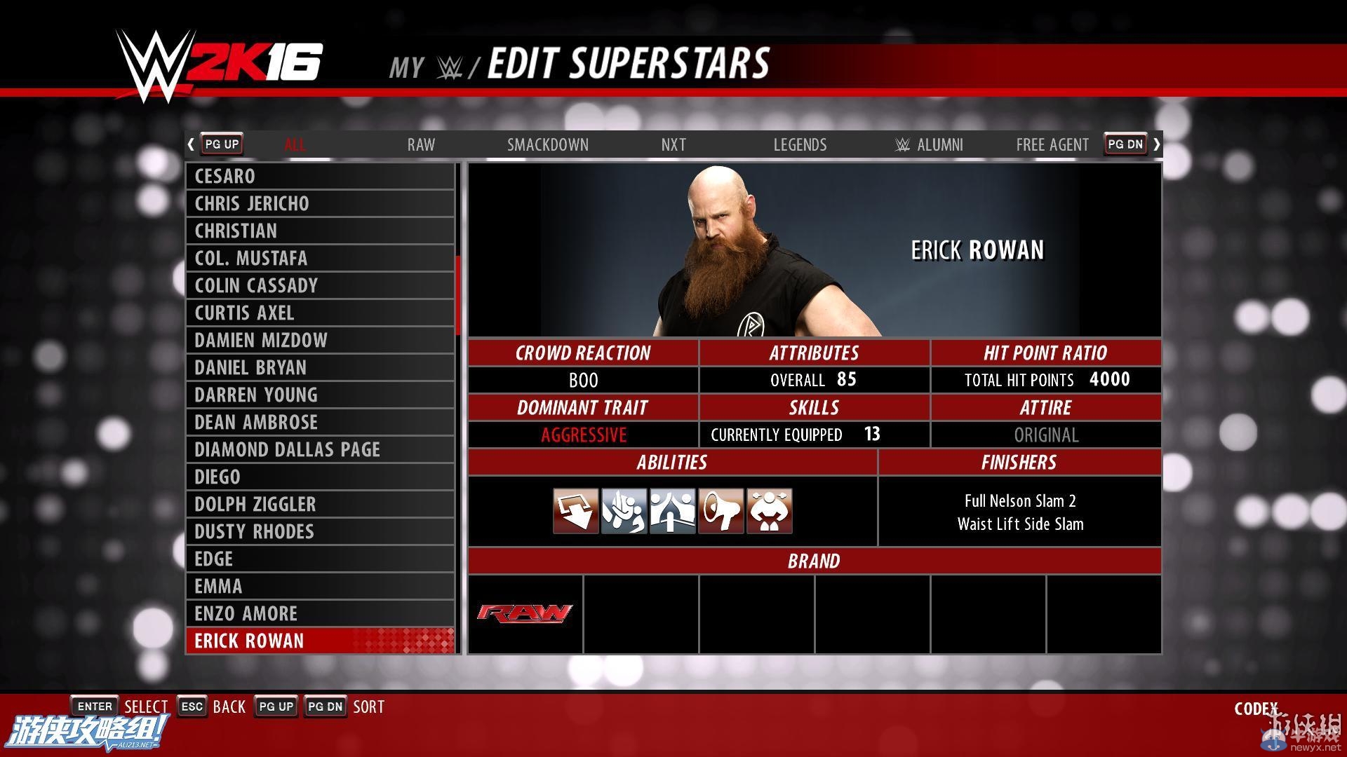 《WWE 2K16》PC版圖文教程攻略