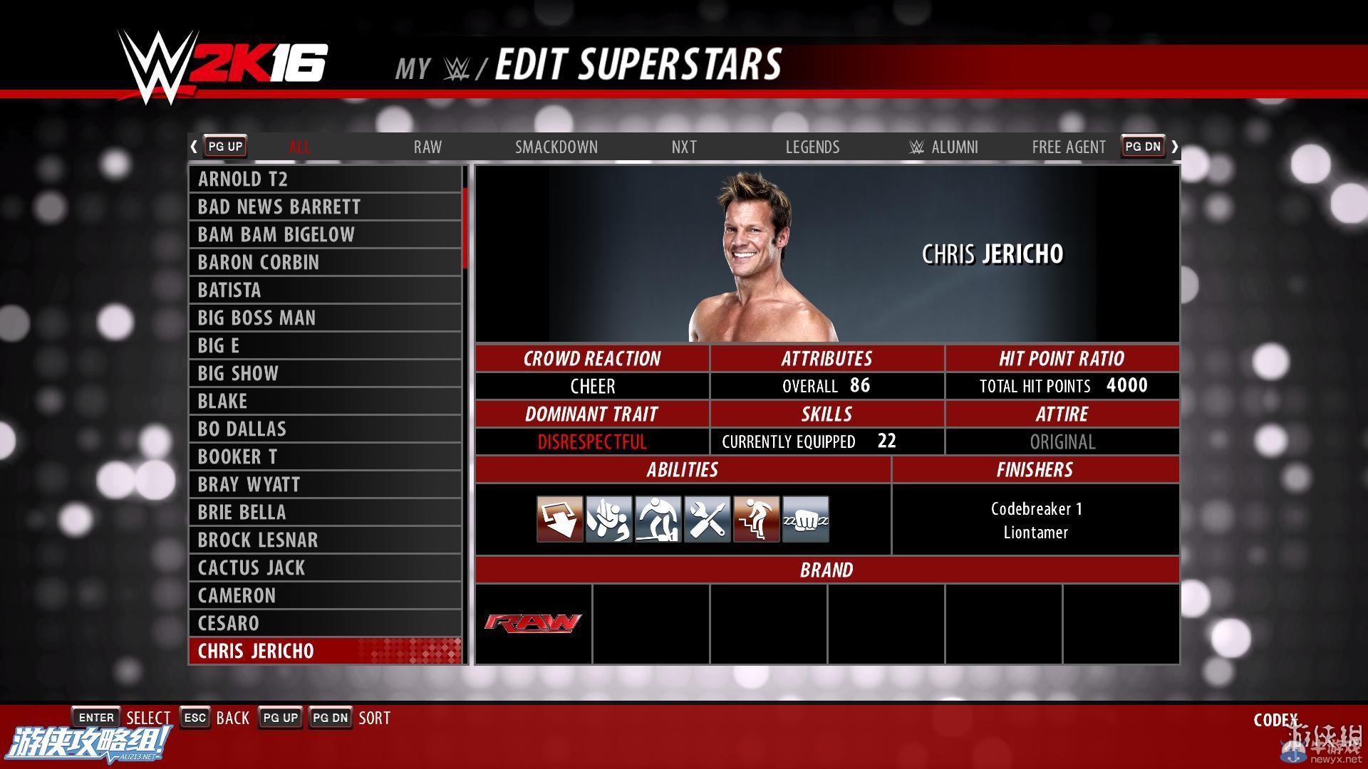 《WWE 2K16》PC版圖文教程攻略