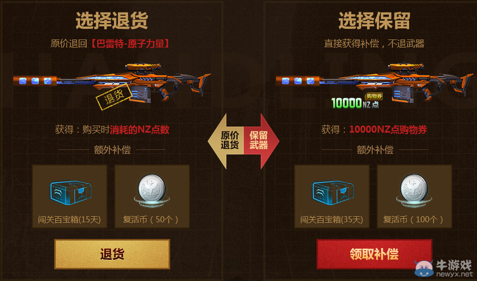 《逆戰》巴雷特原子力量調整補償活動