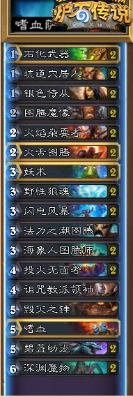 《爐石傳說》歐服登頂嗜血薩