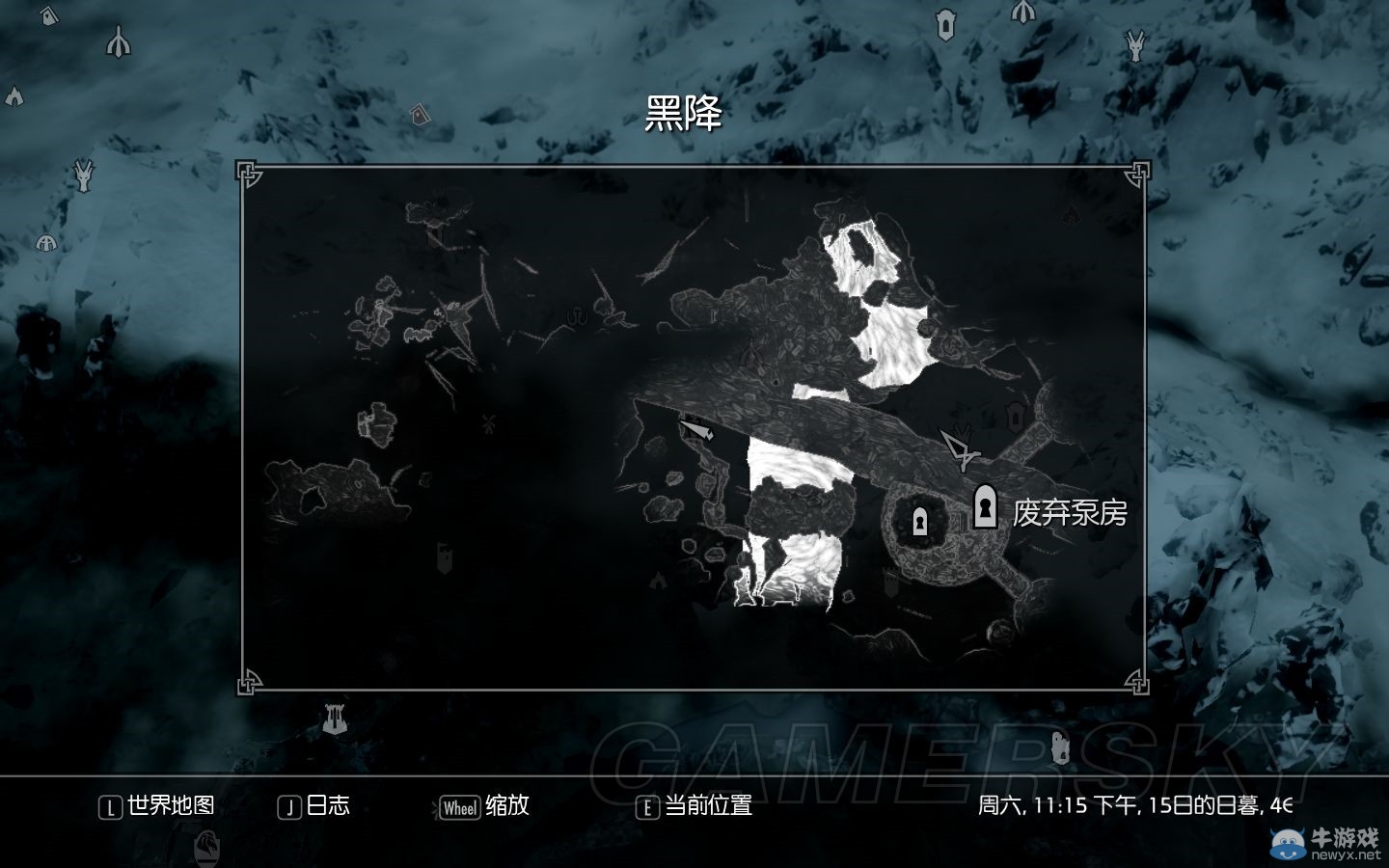 《上古卷軸5：天際》黑降猩紅奈恩位置介紹