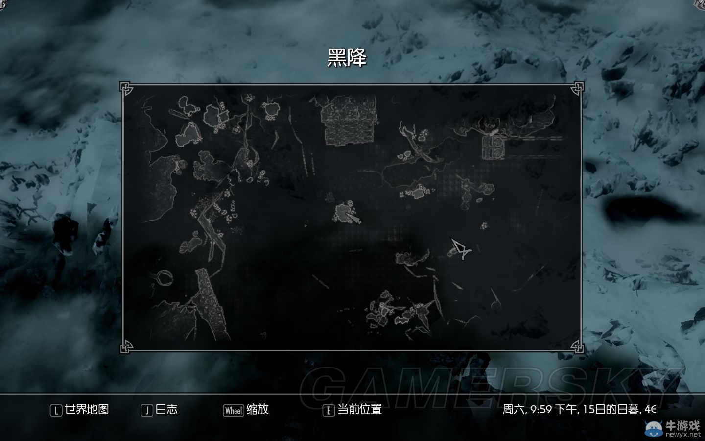 《上古卷軸5：天際》黑降猩紅奈恩位置介紹