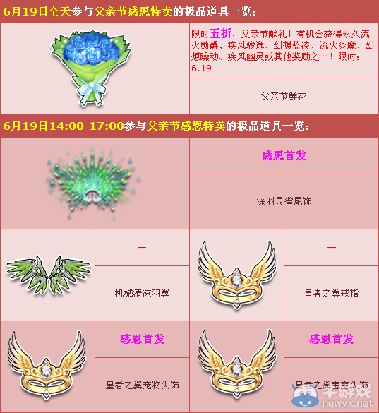《QQ飛車》感恩父親節(jié) 首發(fā)特賣來襲！