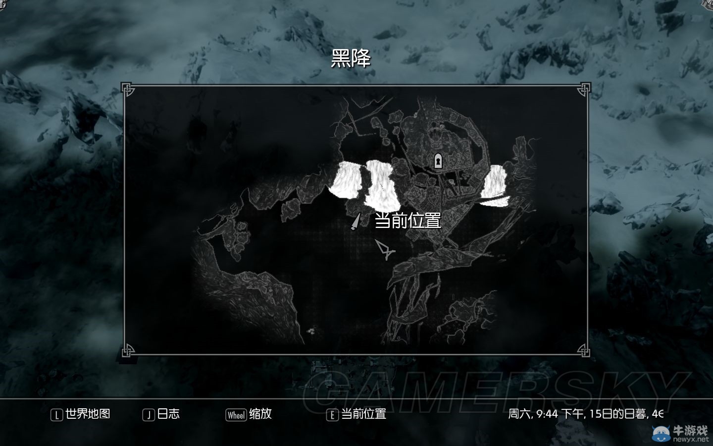 《上古卷軸5：天際》黑降猩紅奈恩位置介紹