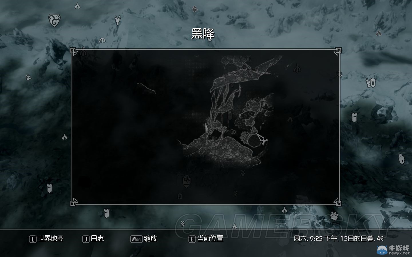 《上古卷軸5：天際》黑降猩紅奈恩位置介紹