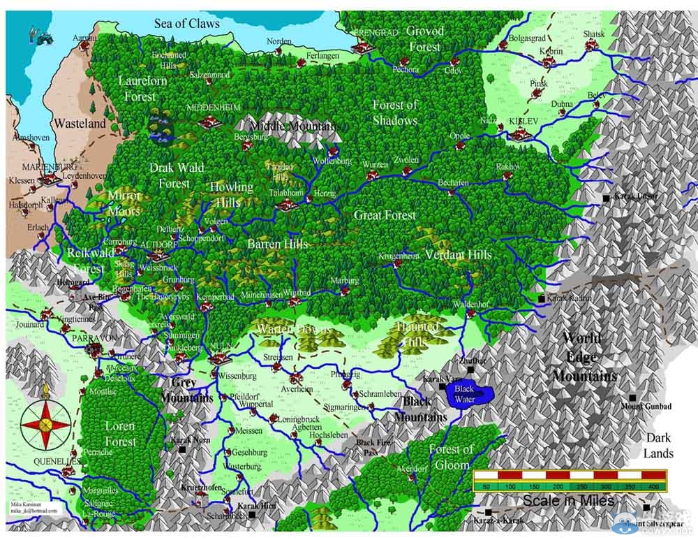 《戰(zhàn)錘：全面戰(zhàn)爭(zhēng)》人類國(guó)家及地圖資料介紹