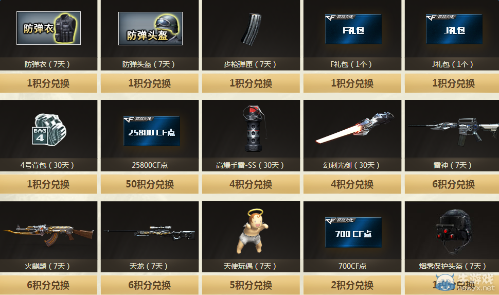 CF積分卡活動大全 開黃鉆送英雄級武器