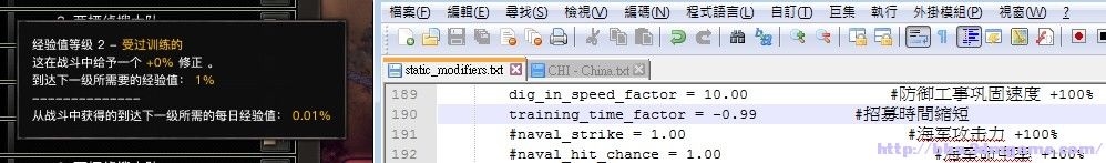 《鋼鐵雄心4》演習(xí)經(jīng)驗(yàn)與開(kāi)局變量關(guān)系說(shuō)明