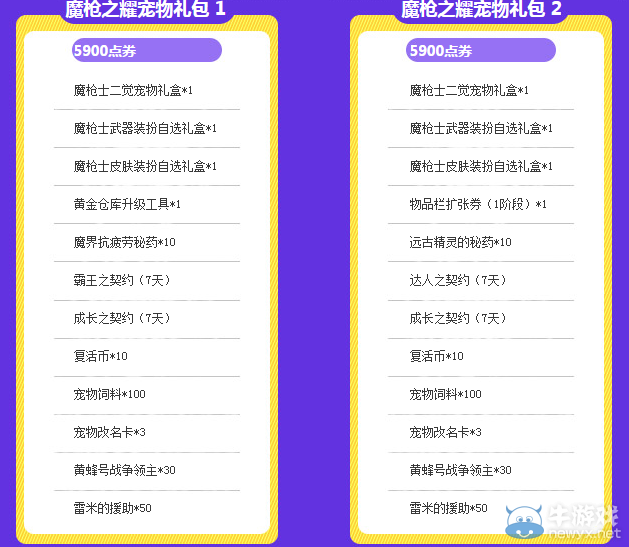 《DNF》魔槍士二覺寵物禮盒 歡享暑期無極限