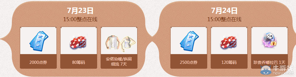 《QQ炫舞》暑期極限回饋 7月回饋第四周獎勵