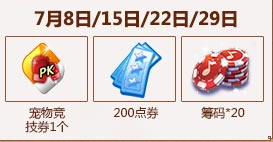 《QQ炫舞》8月每日在線回饋匯總