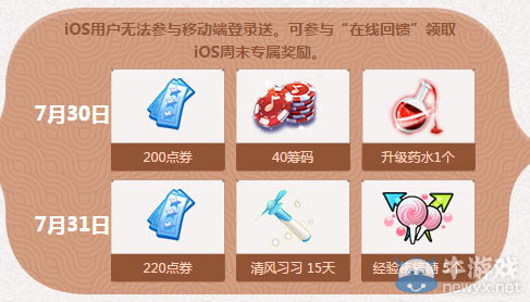 《QQ炫舞》暑期極限回饋 7月回饋第五周獎(jiǎng)勵(lì)