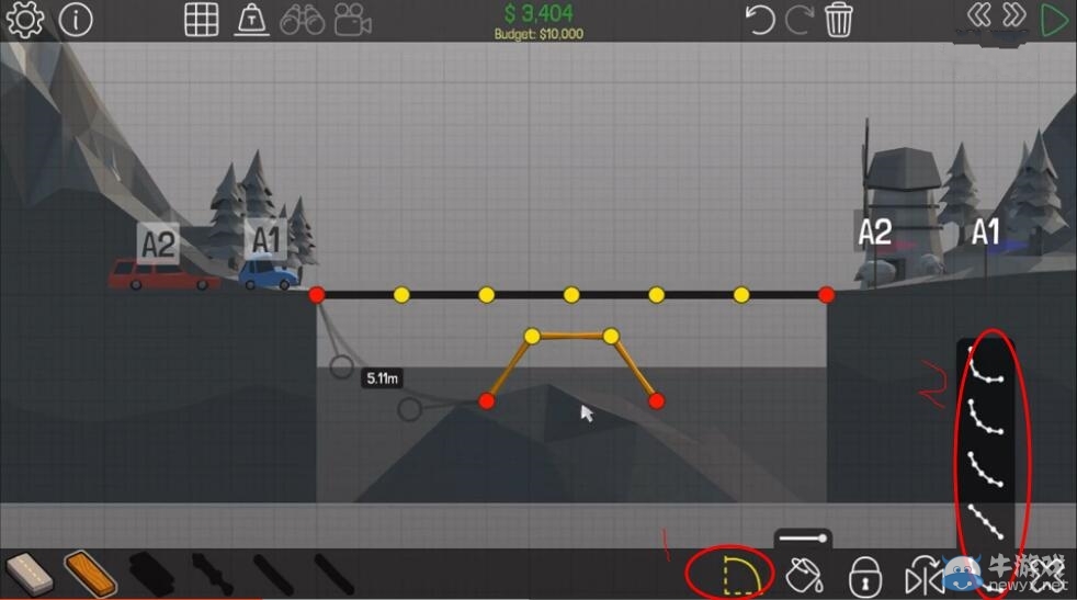 《Poly bridge》第一關(guān)高山牧場(chǎng)圖文攻略