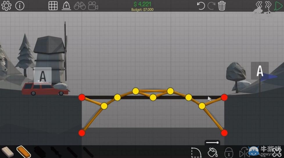 《Poly bridge》第一關(guān)高山牧場圖文攻略