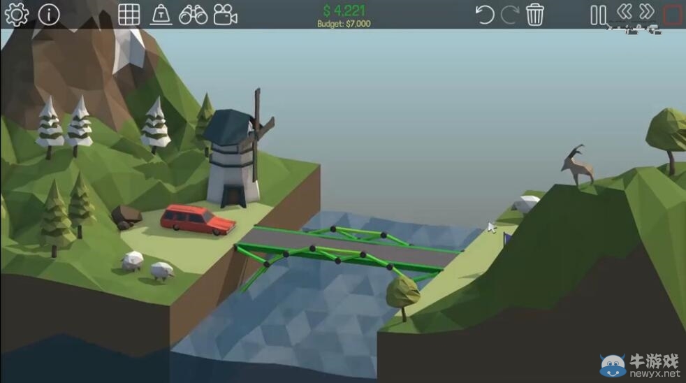 《Poly bridge》第一關(guān)高山牧場圖文攻略